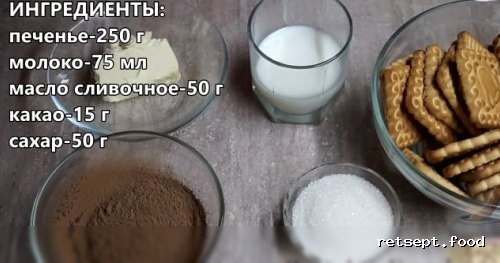 Фото приготовления рецепта: Пирожное "Картошка" - шаг №1
