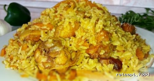 Фото приготовления рецепта: Рассыпчатый плов с курицей - шаг №4