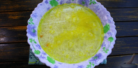 Фото приготовления рецепта: Рис с мясом (в микроволновке) - шаг №15