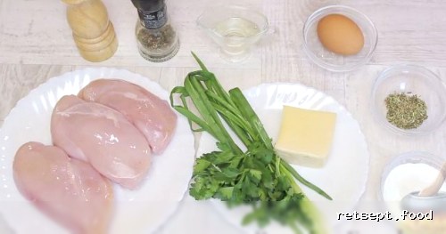 Фото приготовления рецепта: Рубленые куриные котлеты с сыром - шаг №1