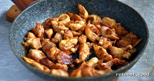 Фото приготовления рецепта: Жаркое из курицы с картошкой - шаг №5
