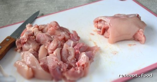 Фото приготовления рецепта: Жаркое из курицы с картошкой - шаг №2