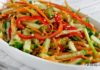Koreyscha kunjutli sabzavotli salat — tayyorlash retsepti