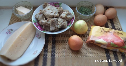 Фото приготовления рецепта: Салат мясной с сыром и яйцом - шаг №1