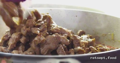 Фото приготовления рецепта: Мясо по-тайски - шаг №9