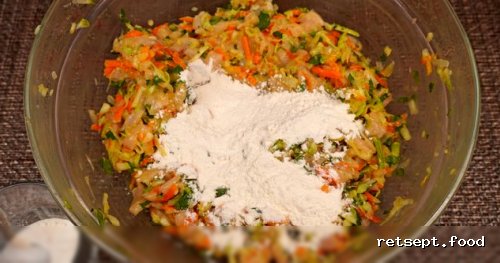Фото приготовления рецепта: Рубленые куриные котлеты с кабачком - шаг №16