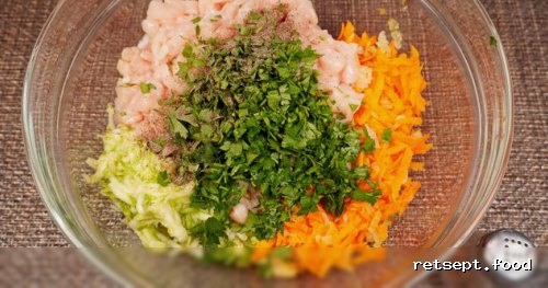 Фото приготовления рецепта: Рубленые куриные котлеты с кабачком - шаг №14