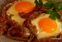 Piyoz sousida tuxum qovurma — tayyorlash retsepti