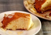 Yalanji tavuk-gyoksu (sutli puding) — tayyorlash retsepti