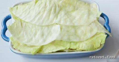 Фото приготовления рецепта: Капустная запеканка с мясом - шаг №16