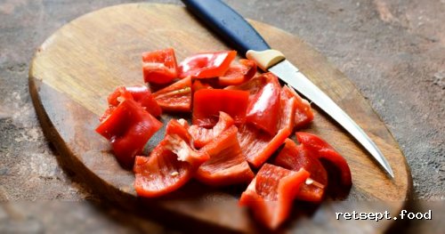 Фото приготовления рецепта: Овощное рагу с курицей и стручковой фасолью - шаг №3